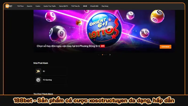 188bet - Sản phẩm cá cược xosotructuyen da dạng, hấp dẫn