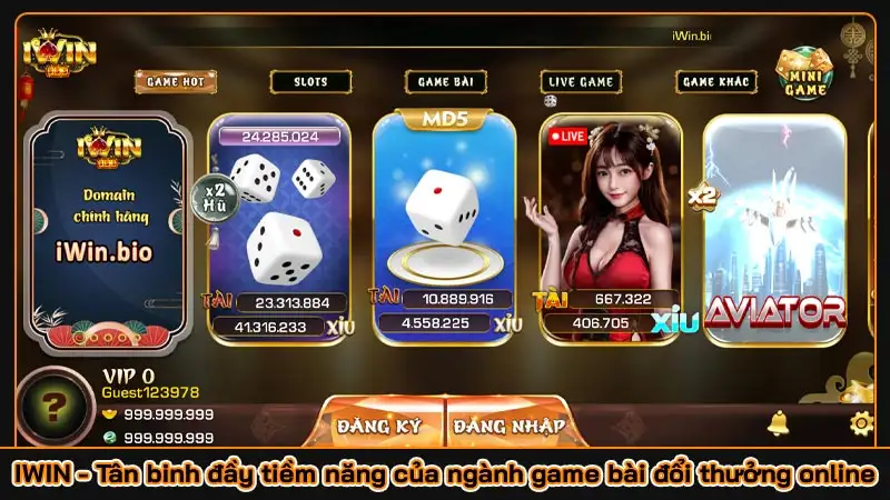 IWIN - Tân binh đầy tiềm năng của ngành game bài đổi thưởng online
