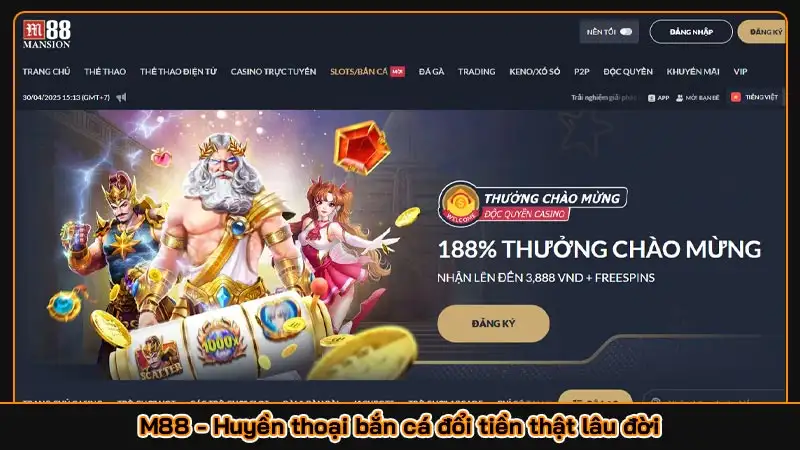 M88 - Huyền thoại bắn cá đổi tiền thật lâu đời