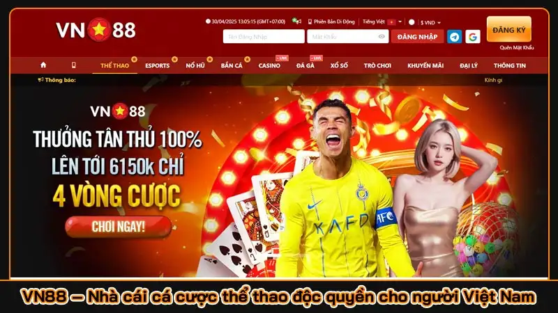 VN88 – Nhà cái cá cược thể thao độc quyền cho người Việt Nam